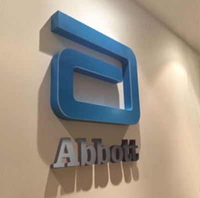 Architectural signage for Abbott offices